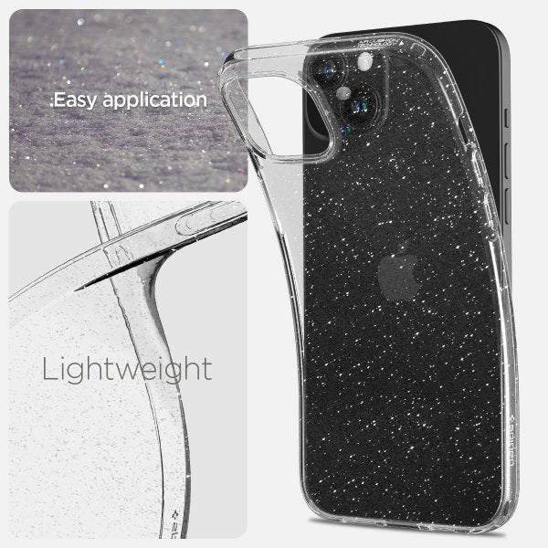 Spigen iPhone 15 Cover Liquid Crystal Glitter Crystal Quartz
