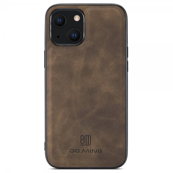 Dg.Ming iPhone 15 Cover M2 Series Aftagelig Kortholder Kaffe