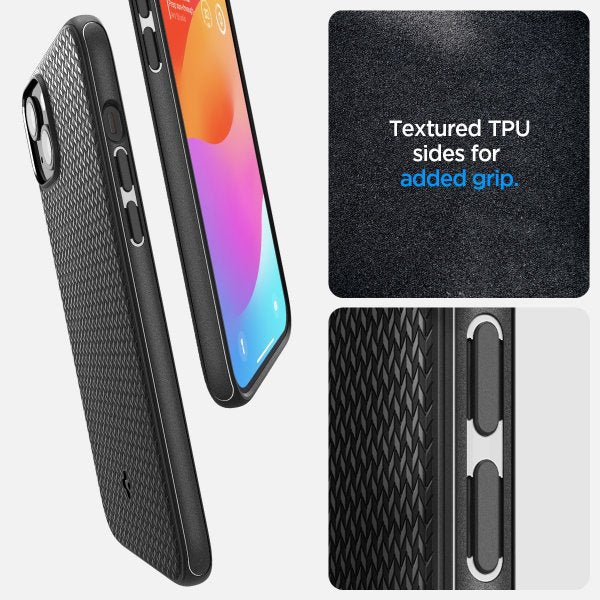 Spigen iPhone 15 Cover Mag Armor MagFit Mat Sort
