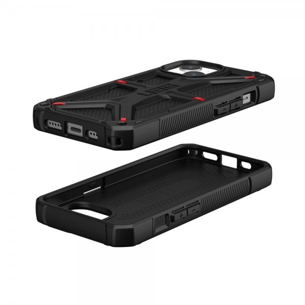 Urban Armor Gear (UAG) iPhone 15 Cover Monarch Kevlar Black