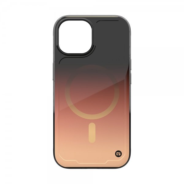 Clckr iPhone 15 Cover Onyx MagSafe Copper