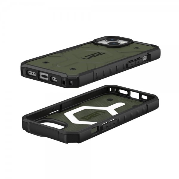 Urban Armor Gear (UAG) iPhone 15 Cover Pathfinder MagSafe Olive Drab