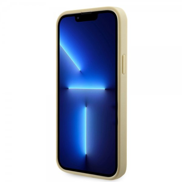 Guess iPhone 15 Cover Rhinestone Guld