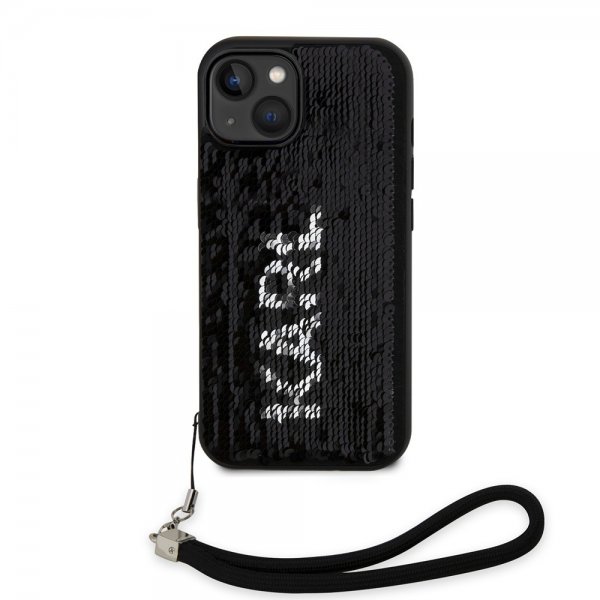 Karl Lagerfeld iPhone 15 Cover Sequin Sort