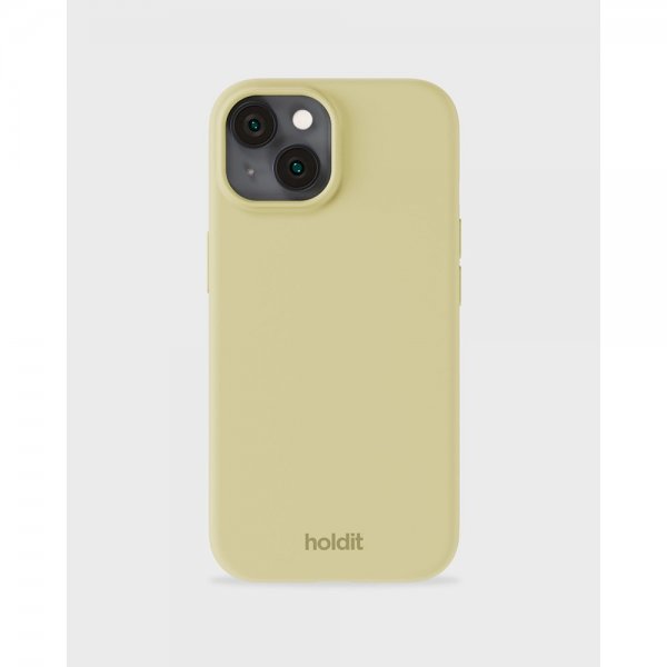 Holdit iPhone 15 Cover Silikone Biscotti