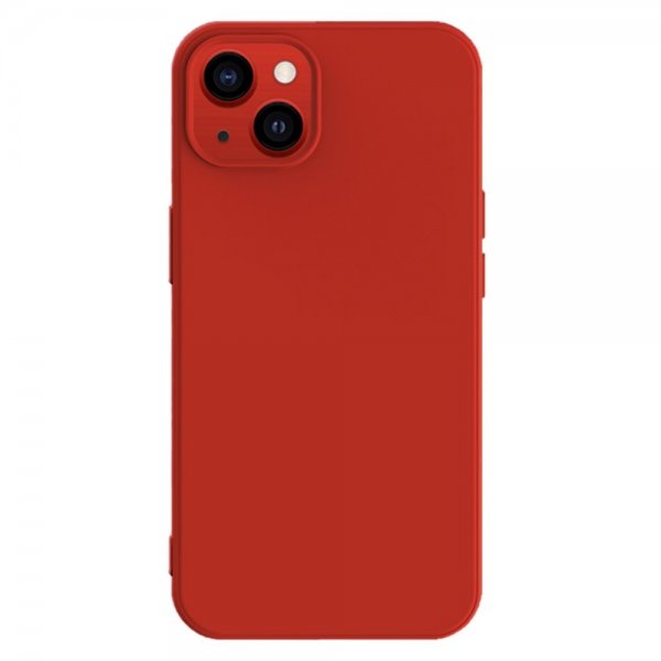 X-Level iPhone 15 Cover Silikontekstur Rød