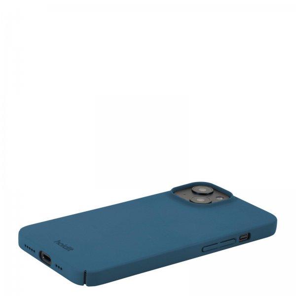 holdit iPhone 15 Cover Slim Case Denim Blue