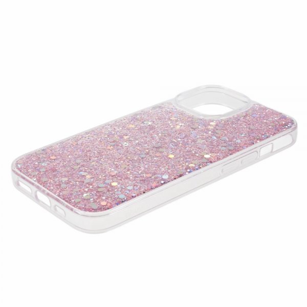 Nordic Covers iPhone 15 Cover Sparkle Series Blossom Pink