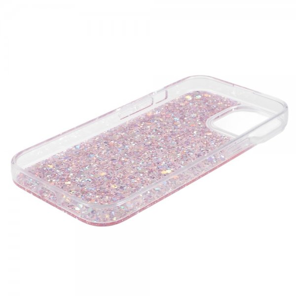 Nordic Covers iPhone 15 Cover Sparkle Series Blossom Pink