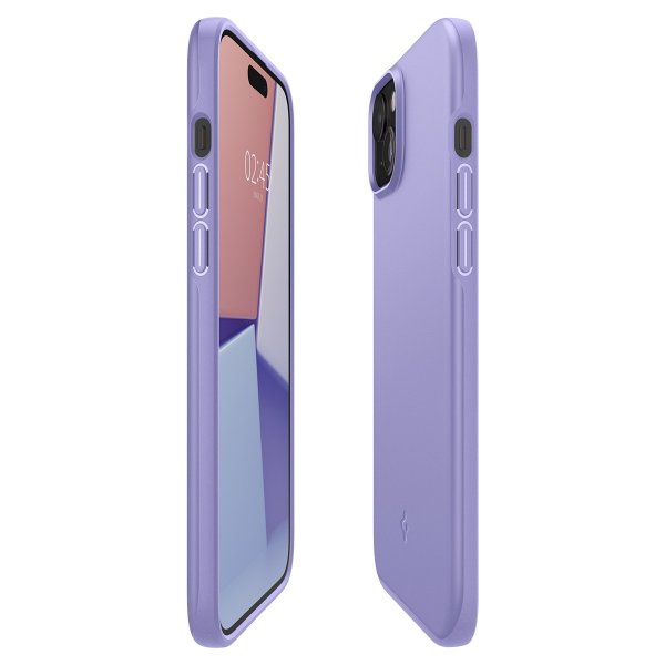 Spigen iPhone 15 Cover Thin Fit Iris Purple