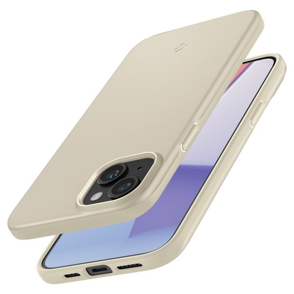 Spigen iPhone 15 Cover Thin Fit Mute Beige