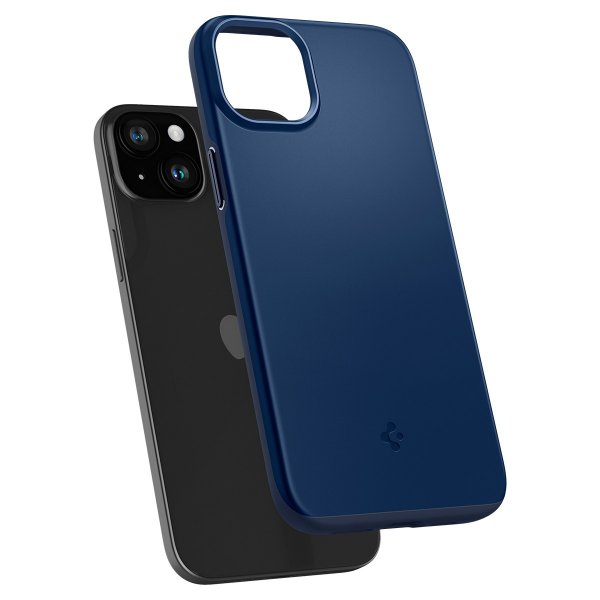 Spigen iPhone 15 Cover Thin Fit Navy Blue