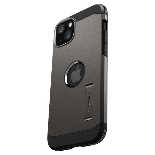 Spigen iPhone 15 Cover Tough Armor MagFit Gunmetal