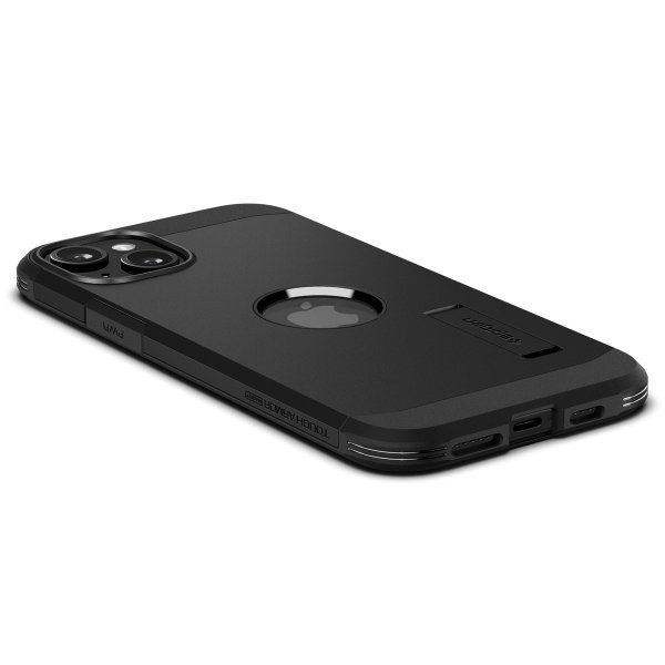 Spigen iPhone 15 Cover Tough Armor MagFit Sort