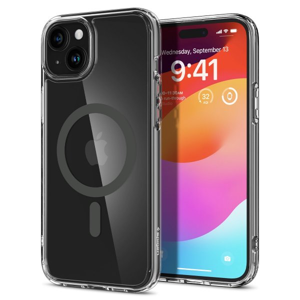 Spigen iPhone 15 Cover Ultra Hybrid MagFit Graphite