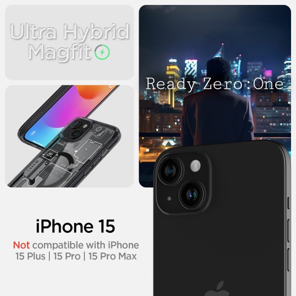 Spigen iPhone 15 Cover Ultra Hybrid MagFit Zero One