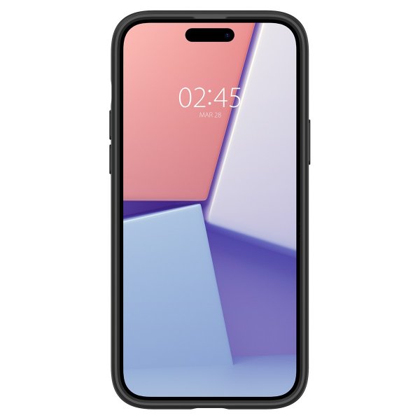 Spigen iPhone 15 Cover Ultra Hybrid Matte Matt Sort