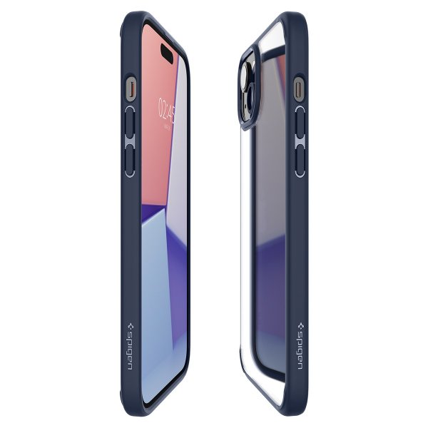 Spigen iPhone 15 Cover Ultra Hybrid Navy Blue