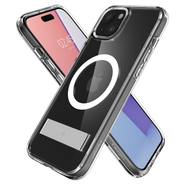 Spigen iPhone 15 Cover Ultra Hybrid S MagFit Crystal Clear