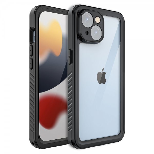 Redpepper iPhone 15 Cover Vandtæt IP68 Sort