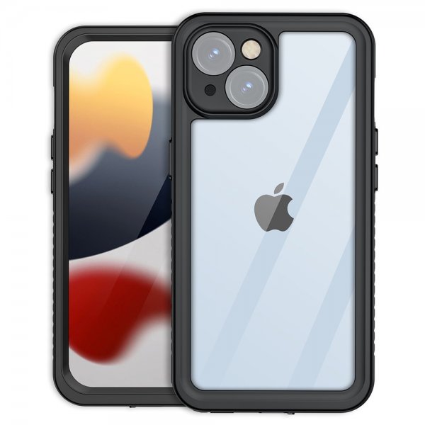 Redpepper iPhone 15 Cover Vandtæt IP68 Sort