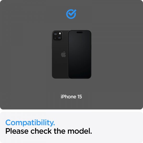Spigen iPhone 15 Skærmbeskyttelse GLAS.tR ALIGNmaster 2-pak
