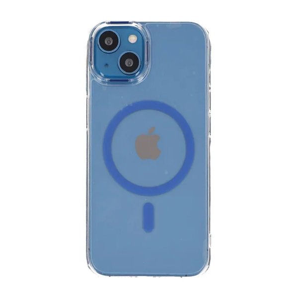 iPhone 15 Cover TPU MagSafe Blå