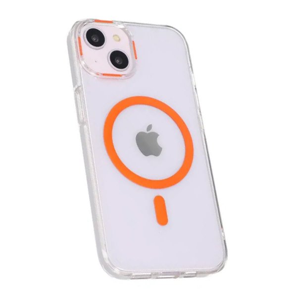 iPhone 15 Cover TPU MagSafe Orange