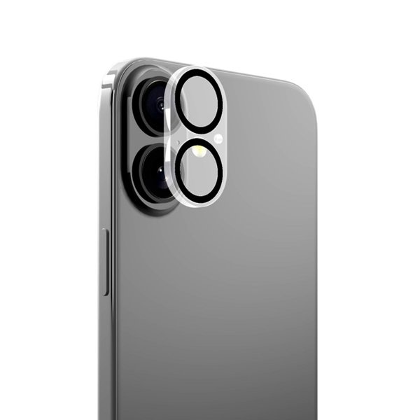 iPhone 16/iPhone 16 Plus Kamerabeskyttelse Hærdet Glas