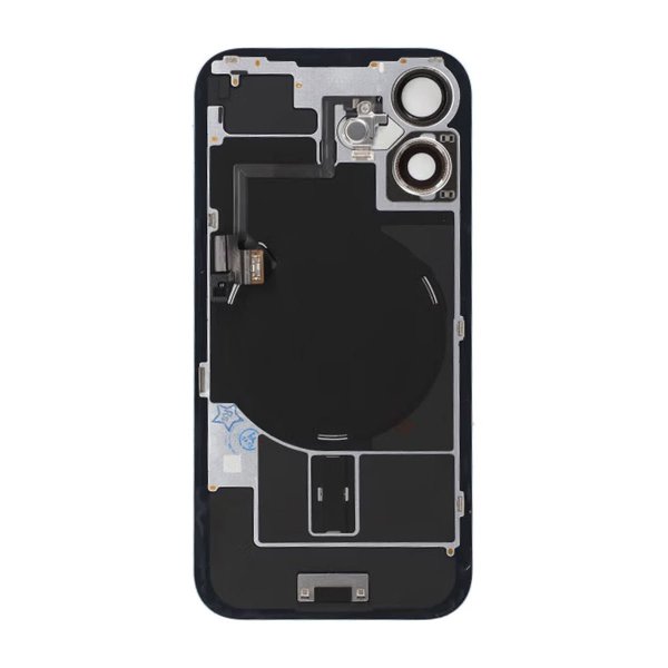 iPhone 16 Bagside Glas - Sort