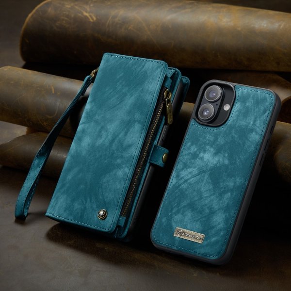 CaseMe iPhone 16 Etui 008 Series Aftageligt Cover Blå