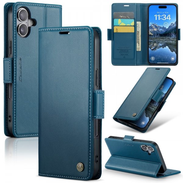 CaseMe iPhone 16 Cover 023 Series Blå