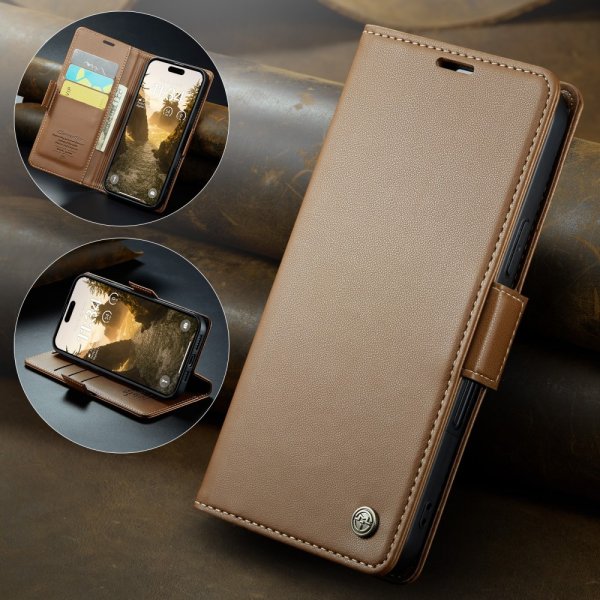 CaseMe iPhone 16 Cover 023 Series Brun