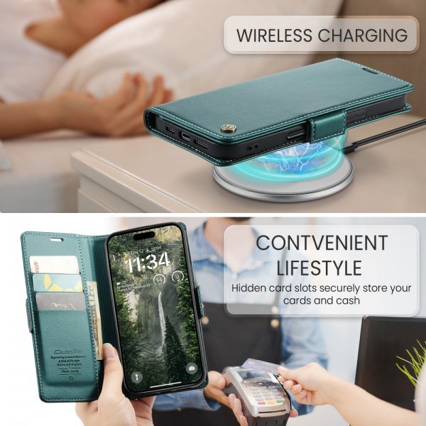 CaseMe iPhone 16 Cover 023 Series Grøn