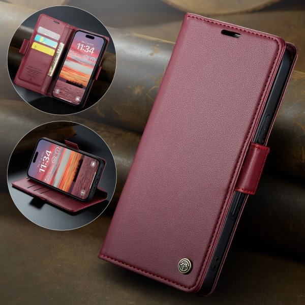 CaseMe iPhone 16 Etui 023 Series Rød