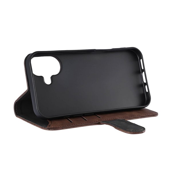 Gear iPhone 16 Cover 3 Kortlommer Brun