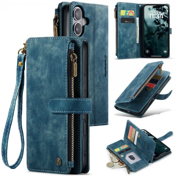 CaseMe iPhone 16 Etui C30 Series Blå
