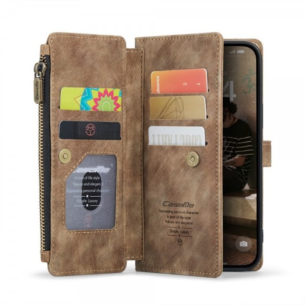 CaseMe iPhone 16 Cover C30 Series Brun