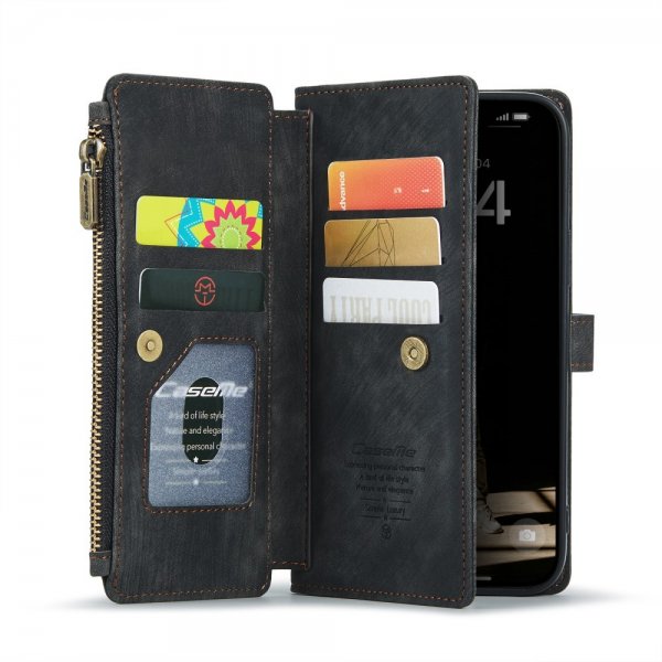 CaseMe iPhone 16 Etui C30 Series Sort