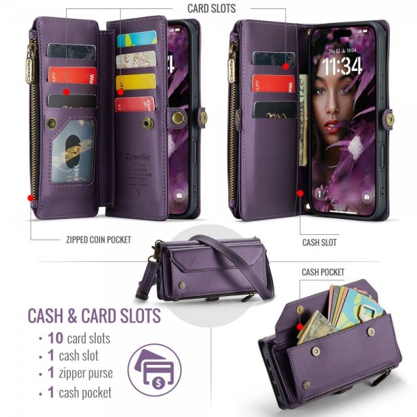 CaseMe iPhone 16 Cover C36 Series Lilla