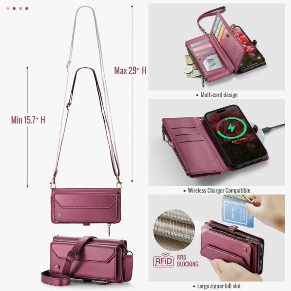CaseMe iPhone 16 Etui C36 Serie Rød