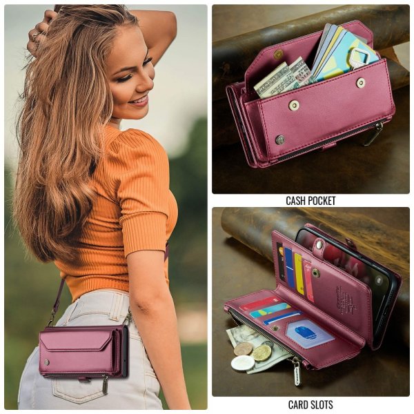 CaseMe iPhone 16 Etui C36 Serie Rød