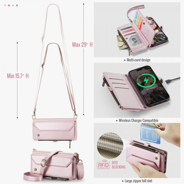 CaseMe iPhone 16 Etui C36 Serie Rosa