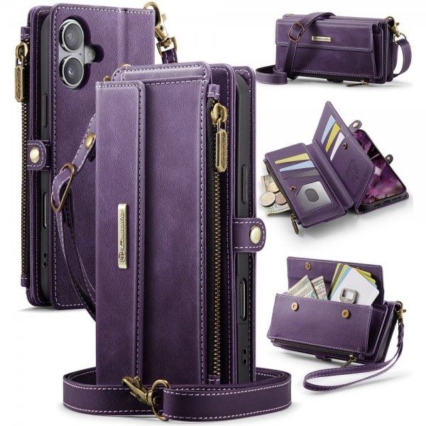 CaseMe iPhone 16 Cover C39 Serie Lilla