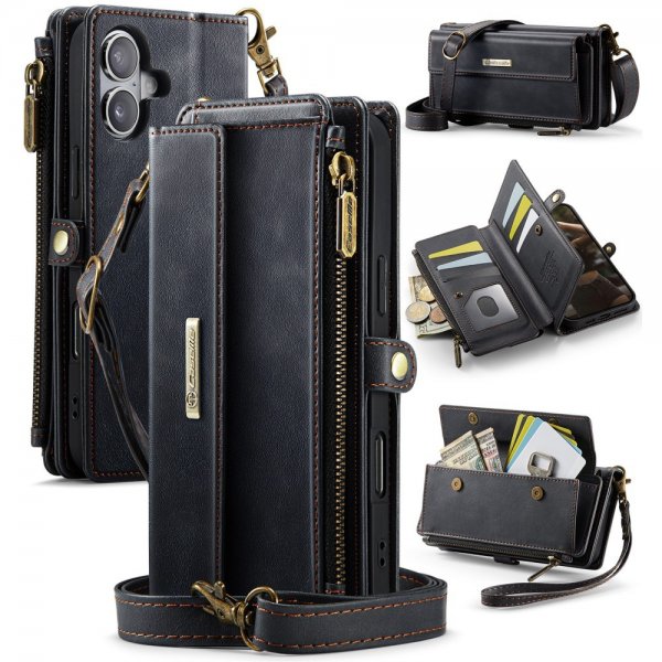 CaseMe iPhone 16 Etui C39 Series Sort
