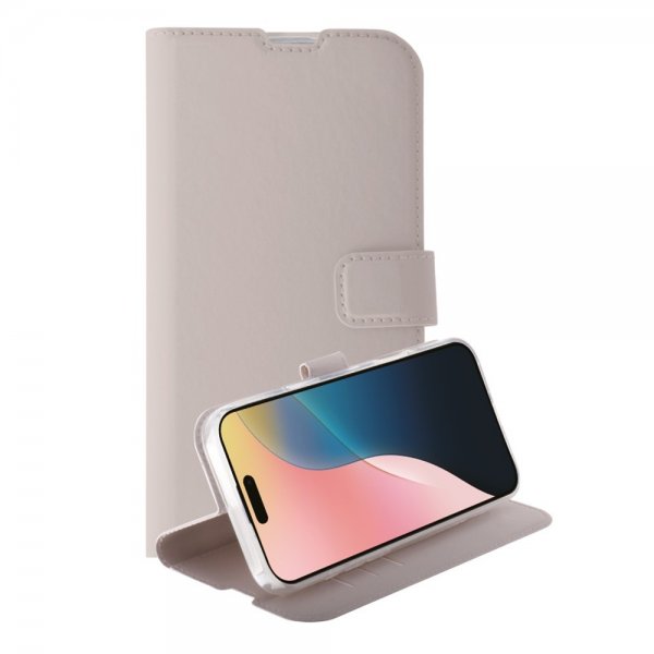 Vivanco iPhone 16 Etui Classic Wallet Greige