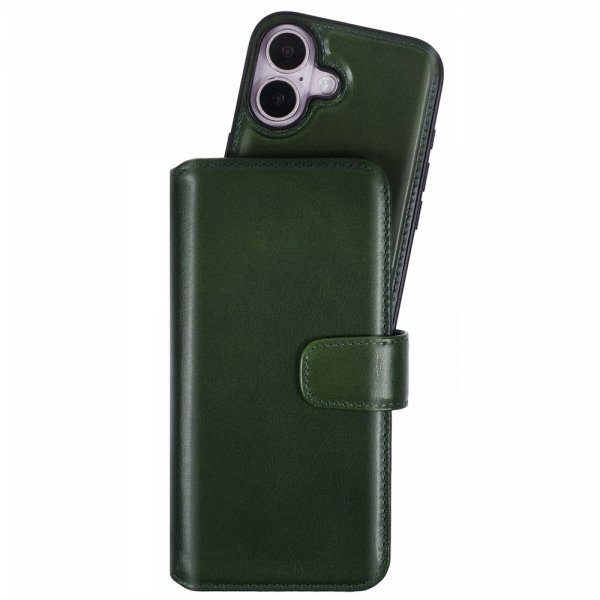 Nordic Covers iPhone 16 Cover MagLeather Juniper Green