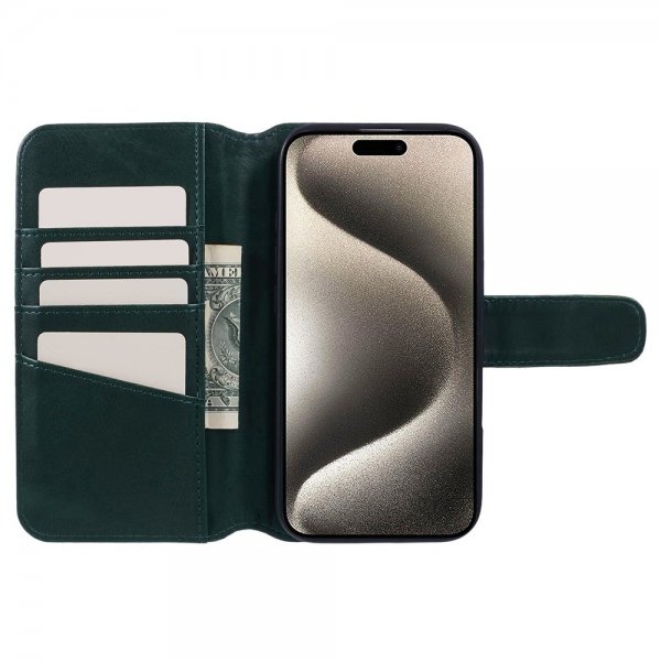 Nordic Covers iPhone 16 Cover MagLeather Juniper Green