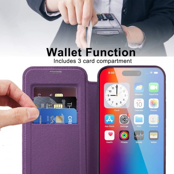 iPhone 16 Cover MagSafe Lilla