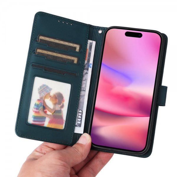 Betopnice iPhone 16 Cover med Aftageligt Skal 005 Blå